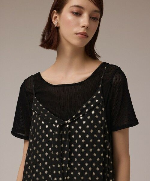 GRACE CONTINENTAL / グレースコンチネンタル ロング・マキシ丈ワンピース | フォイルドットキャミワンピース | 詳細15