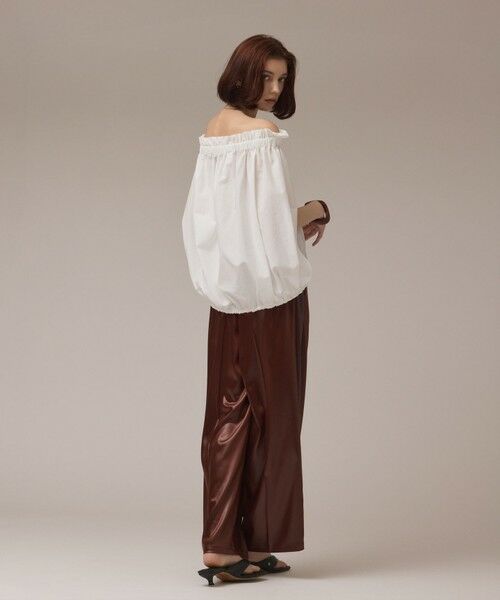 GRACE CONTINENTAL / グレースコンチネンタル シャツ・ブラウス | ケープ風2WAYトップ | 詳細1