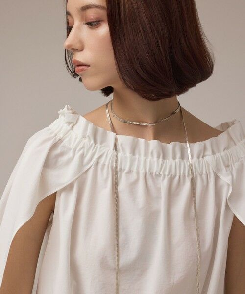GRACE CONTINENTAL / グレースコンチネンタル シャツ・ブラウス | ケープ風2WAYトップ | 詳細6