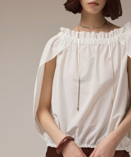 GRACE CONTINENTAL / グレースコンチネンタル シャツ・ブラウス | ケープ風2WAYトップ | 詳細7