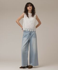 GRACE CONTINENTAL / グレースコンチネンタル その他トップス | サークルレースノースリーブトップ