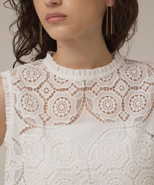 サークルレースノースリーブトップ （その他トップス）｜GRACE