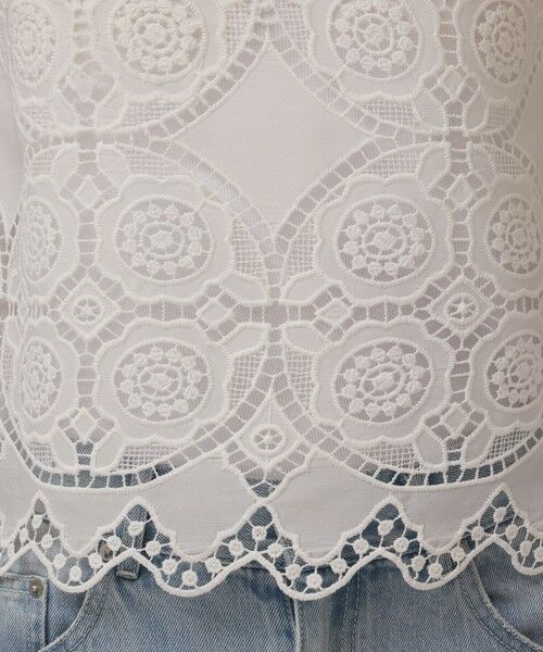 GRACE CONTINENTAL / グレースコンチネンタル その他トップス | サークルレースノースリーブトップ | 詳細5
