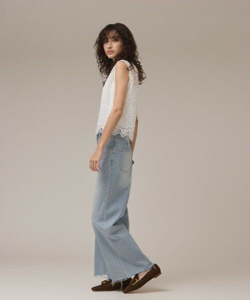 【美品】グレースコンチネンタル ダイアグラム♡ノースリーブ オールインワン WOMEN オールインワン・サロペット GRACE CONTINENTAL グレース