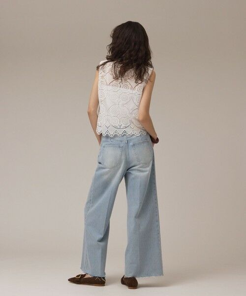 GRACE CONTINENTAL / グレースコンチネンタル その他トップス | サークルレースノースリーブトップ | 詳細9