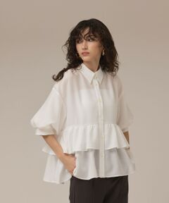 GRACE CONTINENTAL / グレースコンチネンタル シャツ・ブラウス | ティアードシャツチュニック