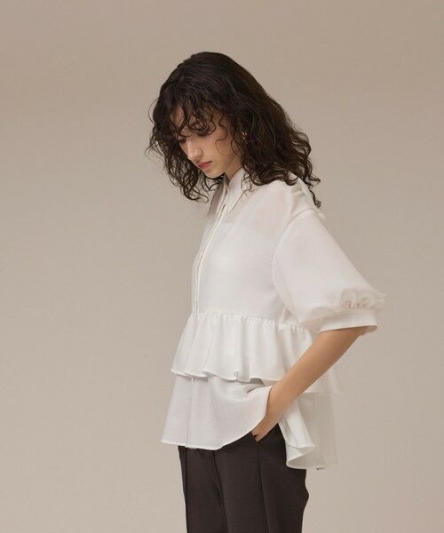 GRACE CONTINENTAL / グレースコンチネンタル シャツ・ブラウス | ティアードシャツチュニック | 詳細4