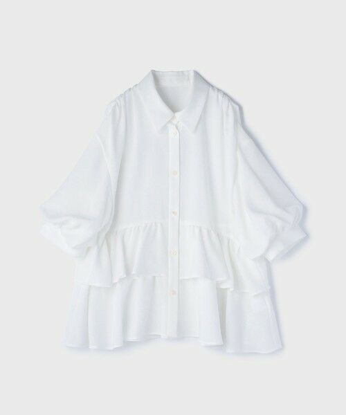 GRACE CONTINENTAL / グレースコンチネンタル シャツ・ブラウス | ティアードシャツチュニック | 詳細6
