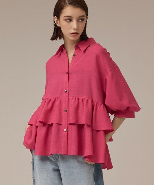 GRACE CONTINENTAL / グレースコンチネンタル シャツ・ブラウス | ティアードシャツチュニック | 詳細8