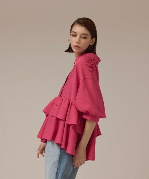 GRACE CONTINENTAL / グレースコンチネンタル シャツ・ブラウス | ティアードシャツチュニック | 詳細9