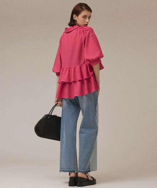 GRACE CONTINENTAL/グレースコンチネンタル ティアードシャツチュニック ピンク 36