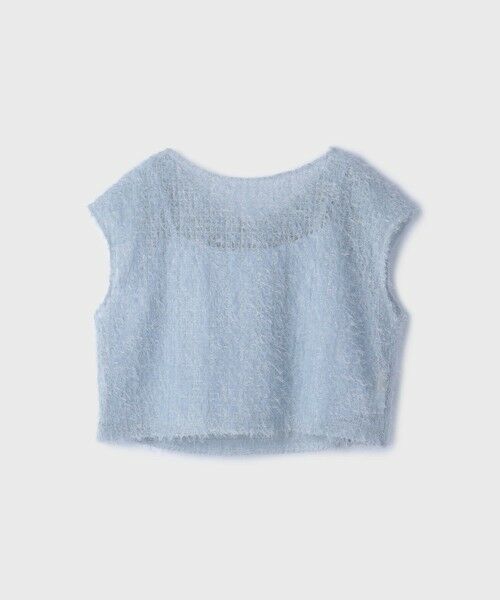 GRACE CONTINENTAL / グレースコンチネンタル カットソー | バックフレアチュールトップ | 詳細15