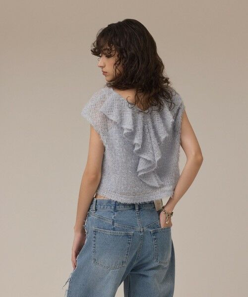 GRACE CONTINENTAL / グレースコンチネンタル カットソー | バックフレアチュールトップ | 詳細10
