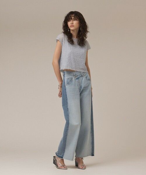 GRACE CONTINENTAL / グレースコンチネンタル カットソー | バックフレアチュールトップ | 詳細11