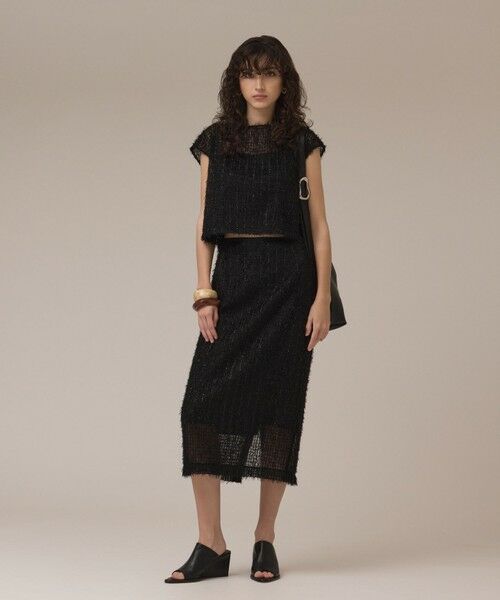 GRACE CONTINENTAL / グレースコンチネンタル カットソー | バックフレアチュールトップ | 詳細16