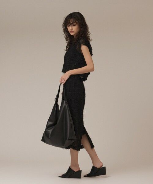 GRACE CONTINENTAL / グレースコンチネンタル カットソー | バックフレアチュールトップ | 詳細17