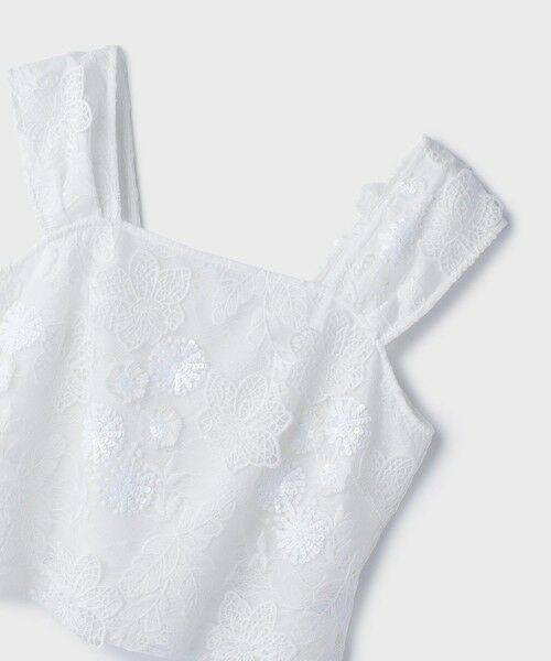 GRACE CONTINENTAL / グレースコンチネンタル その他トップス | チュール刺繍トップ | 詳細11