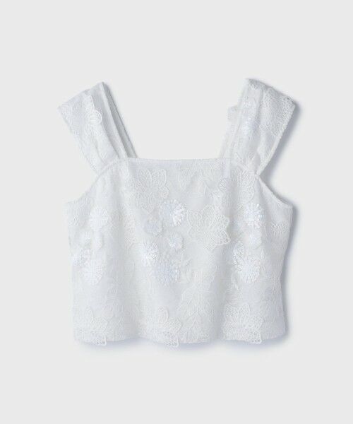 GRACE CONTINENTAL / グレースコンチネンタル その他トップス | チュール刺繍トップ | 詳細9