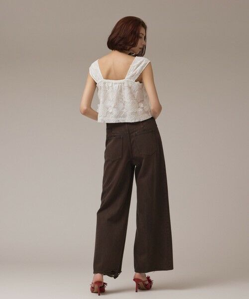 GRACE CONTINENTAL / グレースコンチネンタル その他トップス | チュール刺繍トップ | 詳細3