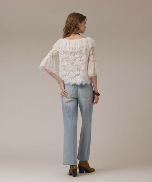 GRACE CONTINENTAL / グレースコンチネンタル シャツ・ブラウス | レースコンビフリルブラウス | 詳細3