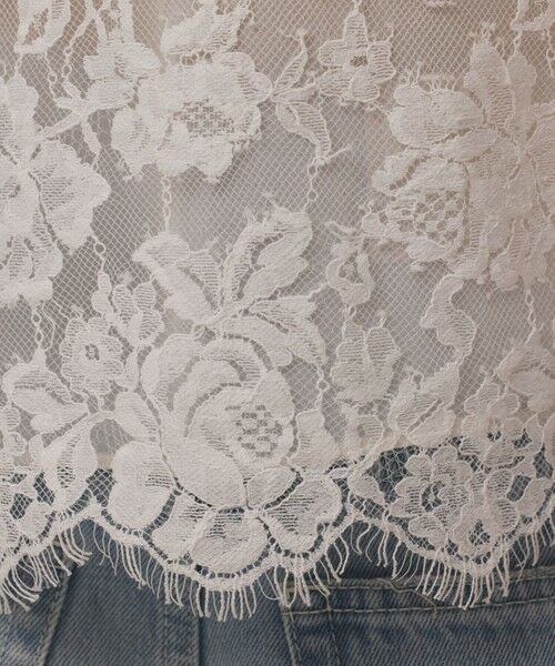 GRACE CONTINENTAL / グレースコンチネンタル シャツ・ブラウス | レースコンビフリルブラウス | 詳細9