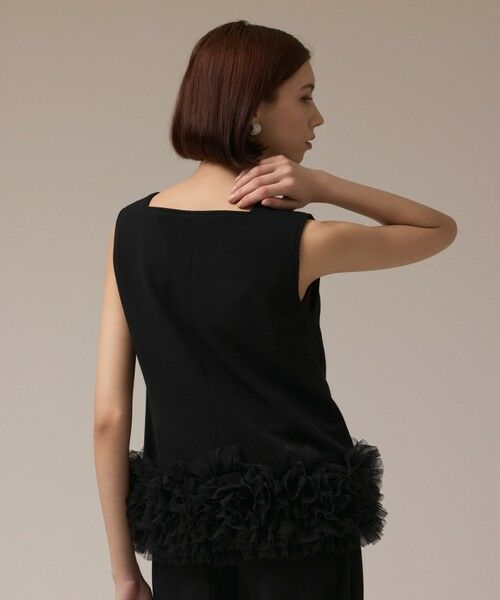GRACE CONTINENTAL / グレースコンチネンタル その他トップス | チュールヘムカットトップ | 詳細12