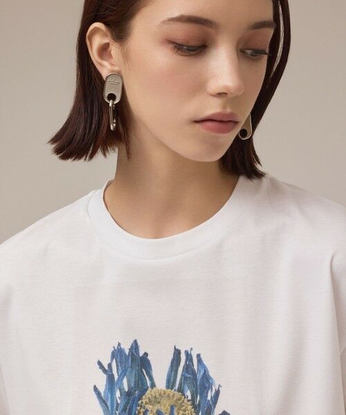 GRACE CONTINENTAL / グレースコンチネンタル カットソー | カットフォトTシャツ | 詳細2