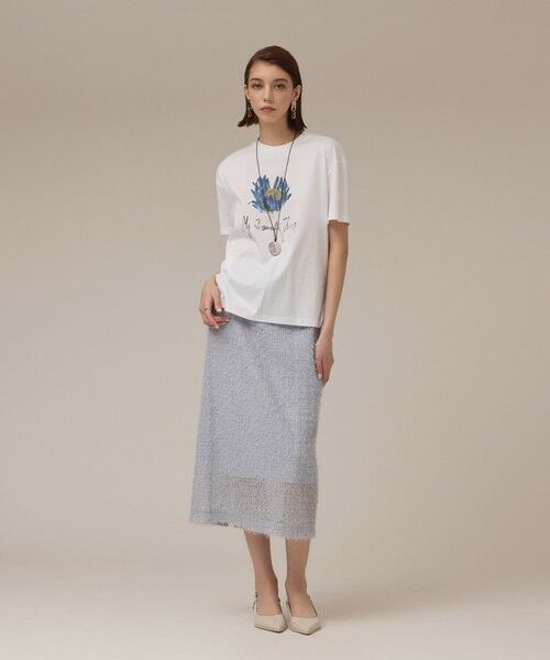 GRACE CONTINENTAL / グレースコンチネンタル カットソー | カットフォトTシャツ | 詳細5