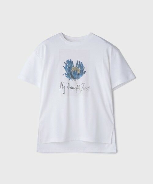 GRACE CONTINENTAL / グレースコンチネンタル カットソー | カットフォトTシャツ | 詳細7
