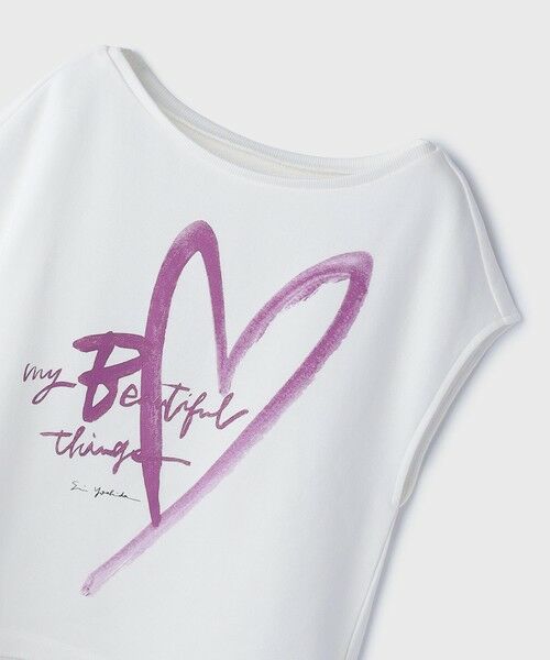 GRACE CONTINENTAL / グレースコンチネンタル カットソー | ハートプリント裏毛トップ | 詳細10