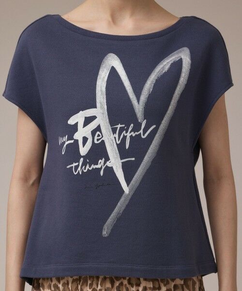 GRACE CONTINENTAL / グレースコンチネンタル カットソー | ハートプリント裏毛トップ | 詳細14