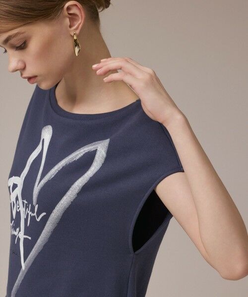 GRACE CONTINENTAL / グレースコンチネンタル カットソー | ハートプリント裏毛トップ | 詳細15