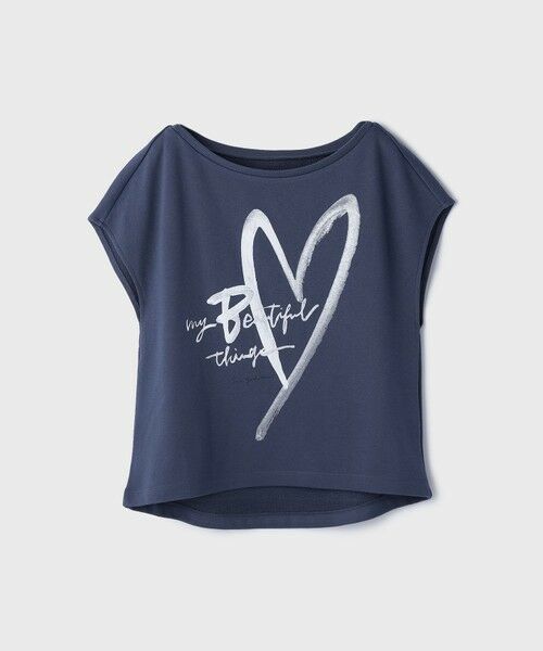 GRACE CONTINENTAL / グレースコンチネンタル カットソー | ハートプリント裏毛トップ | 詳細18