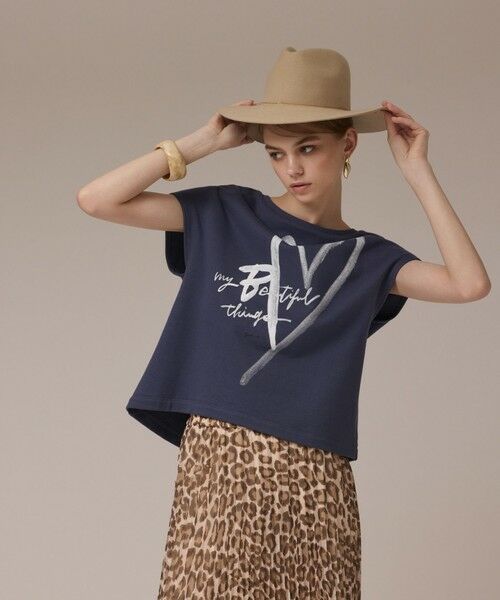 GRACE CONTINENTAL / グレースコンチネンタル カットソー | ハートプリント裏毛トップ | 詳細11