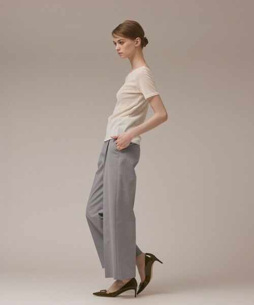 GRACE CONTINENTAL / グレースコンチネンタル カットソー | フロッキーチュールカットトップ | 詳細2