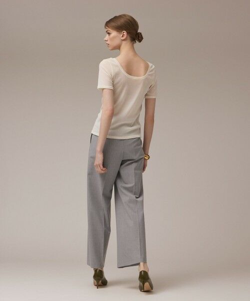 GRACE CONTINENTAL / グレースコンチネンタル カットソー | フロッキーチュールカットトップ | 詳細3