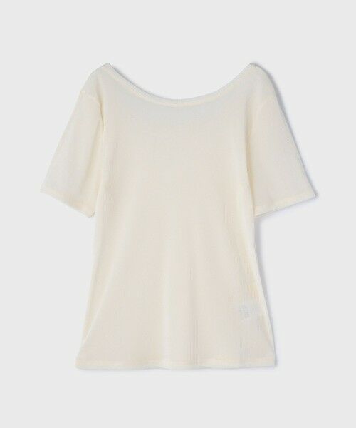 GRACE CONTINENTAL / グレースコンチネンタル カットソー | フロッキーチュールカットトップ | 詳細6