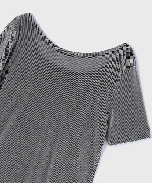 GRACE CONTINENTAL / グレースコンチネンタル カットソー | フロッキーチュールカットトップ | 詳細16