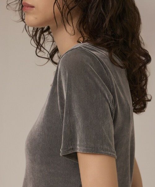 GRACE CONTINENTAL / グレースコンチネンタル カットソー | フロッキーチュールカットトップ | 詳細11