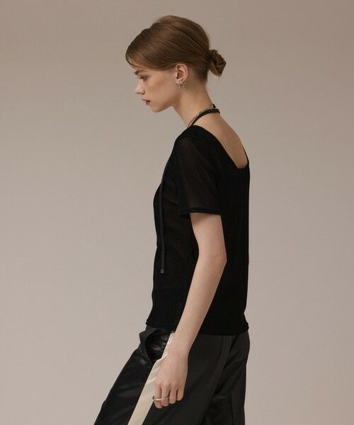 GRACE CONTINENTAL / グレースコンチネンタル カットソー | フロッキーチュールカットトップ | 詳細18