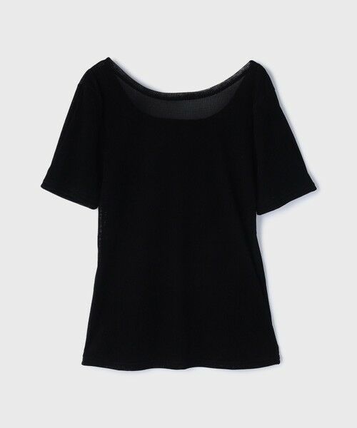 GRACE CONTINENTAL / グレースコンチネンタル カットソー | フロッキーチュールカットトップ | 詳細21