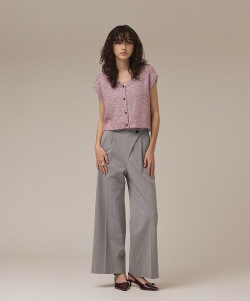 GRACE CONTINENTAL / グレースコンチネンタル ニット・セーター | ショートフェザーニットトップ | 詳細1