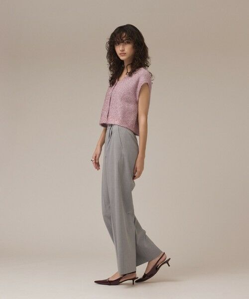 GRACE CONTINENTAL / グレースコンチネンタル ニット・セーター | ショートフェザーニットトップ | 詳細2