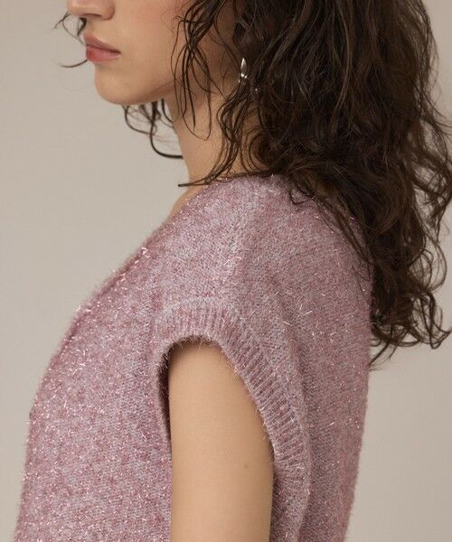 GRACE CONTINENTAL / グレースコンチネンタル ニット・セーター | ショートフェザーニットトップ | 詳細8