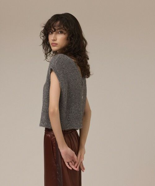 GRACE CONTINENTAL / グレースコンチネンタル ニット・セーター | ショートフェザーニットトップ | 詳細17
