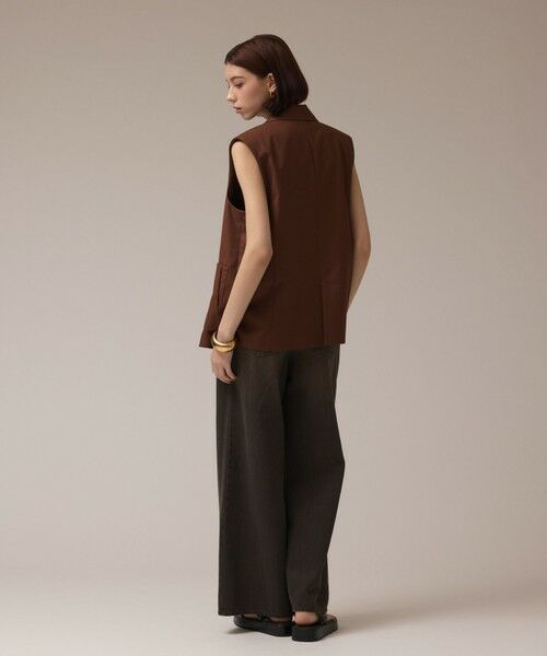 GRACE CONTINENTAL / グレースコンチネンタル ベスト | チュールオーバーベスト | 詳細11