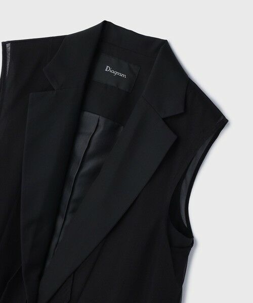 GRACE CONTINENTAL / グレースコンチネンタル ベスト | チュールオーバーベスト | 詳細25