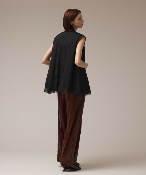 GRACE CONTINENTAL / グレースコンチネンタル ベスト | チュールオーバーベスト | 詳細20