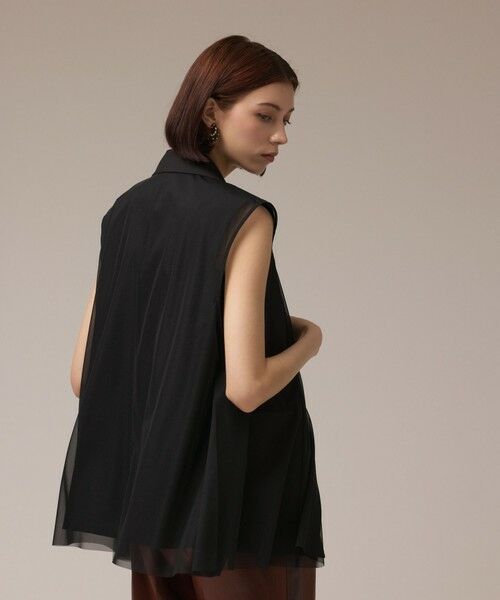 GRACE CONTINENTAL / グレースコンチネンタル ベスト | チュールオーバーベスト | 詳細22