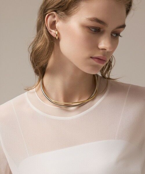 GRACE CONTINENTAL / グレースコンチネンタル ネックレス・ペンダント・チョーカー | ダブルメタルチョーカー | 詳細3